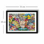 Wallity Cuadro Decorativo Multicolor 38 x 53 cm